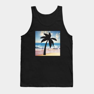 Beach palm Tank Top